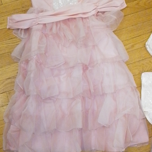 Vintage pink dress - Picture 3 of 9